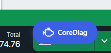 CoreDiag button in Tekmetric
